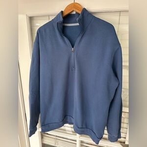 Lululemon Men's Half-Zip Sweatshirt in Blue